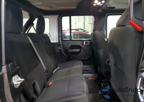 2021 Jeep Wrangler Unlimited Sport z USA, uszkodzony, nr VIN 1C4HJXDGXMW581011